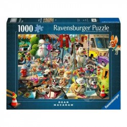 Puzzle 1000 db - A kutyasétáltató 1000-2999 darabos puzzle Ravensburger