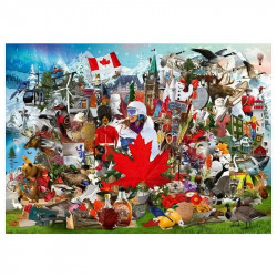 Puzzle 1000 db - Kanada