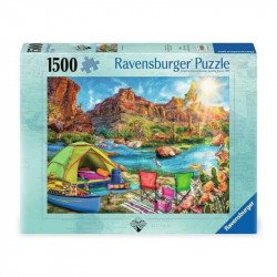 Puzzle 1500 db - Kemping a kanyonban 1000-2999 darabos puzzle Ravensburger