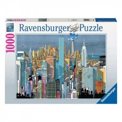 Puzzle 1000 db - New Yorkban vagyok 1000-2999 darabos puzzle Ravensburger
