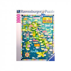 Puzzle 1000 db - Olasz borok 1000-2999 darabos puzzle Ravensburger
