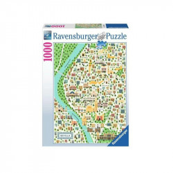Puzzle 1000 db - Sevilla térképe 1000-2999 darabos puzzle Ravensburger