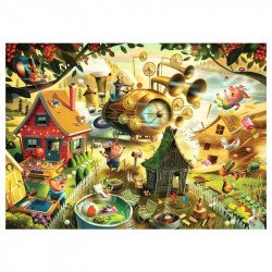 Puzzle 1000 db - Kismalacok 1000-2999 darabos puzzle Ravensburger