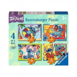 Puzzle 4in1 - Stitch 100-499 darabos puzzle Ravensburger