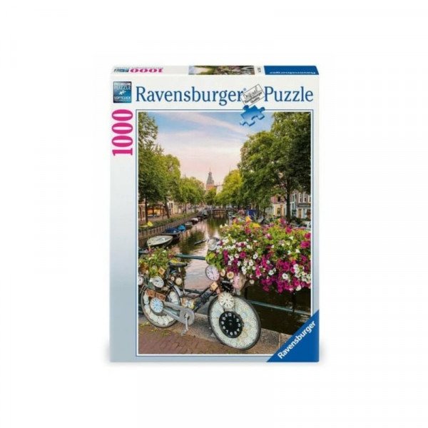 Puzzle 1000 db - Biciklik Amszterdamban