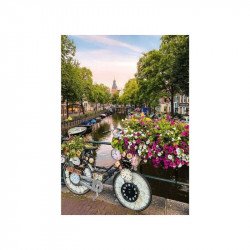 Puzzle 1000 db - Biciklik Amszterdamban 1000-2999 darabos puzzle Ravensburger