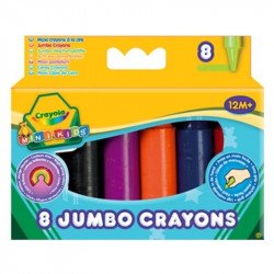 Crayola: Zsírkréta óriás 8 db. Festés, színezés, rajzolás Crayola