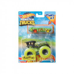 Hot Wheels monster truck autó Hot Wheels kisautóval