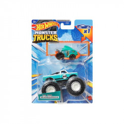 Hot Wheels monster truck autó Hot Wheels kisautóval