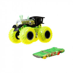 Hot Wheels monster truck autó Hot Wheels kisautóval