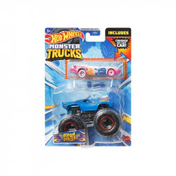 Hot Wheels monster truck autó Hot Wheels kisautóval