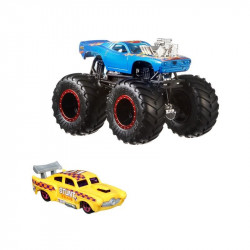Hot Wheels monster truck autó Hot Wheels kisautóval