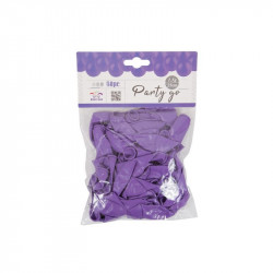 Lufi 25cm lila 50db/csomag Lufi Nincs