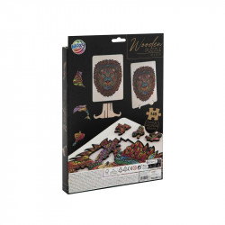 Fa puzzle 140 db - oroszlán
