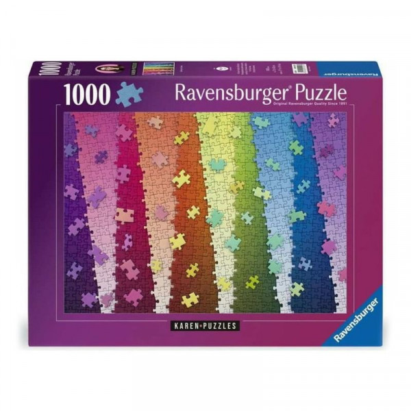 Puzzle 1000 db - Színkavalkád