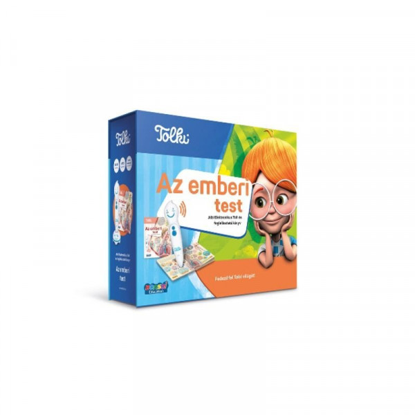 Tolki- Az emberi test szett (könyv +toll)