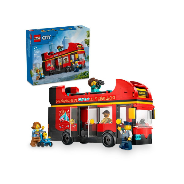 LEGO 60407 Piros emeletes turistabusz