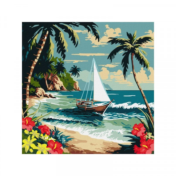 Ideyka számmal festés - Napospart 4040cm