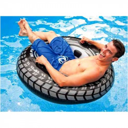 Autókerék mintás úszógumi - 91 cm Strandjáték, medence Intex