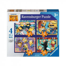 Puzzle 4in1 - Minyonok 4 100-499 darabos puzzle Ravensburger