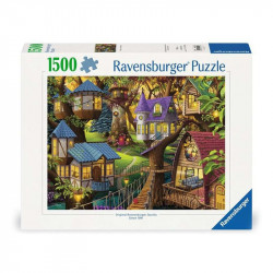 Puzzle 1500 db - Alkonyat a fák tetején 1000-2999 darabos puzzle Ravensburger