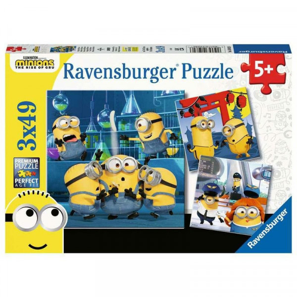 Puzzle 3*49 db - Minyonok 2
