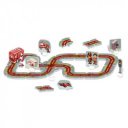 Tűzoltó autópálya puzzle pályával