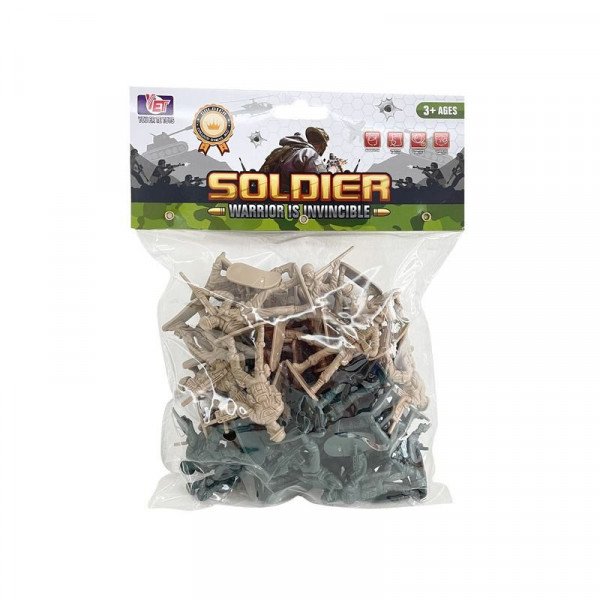 Harcosok és katonák, 48 db /csomag