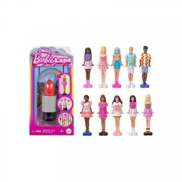 Barbie Miniland meglepetés a rúzsban baba