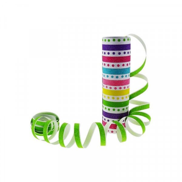 Pöttyös Szerpentin, színes - 18db