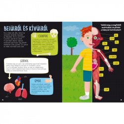 Marticás könyv - Emberi test Kifestő, matricaalbum Nincs