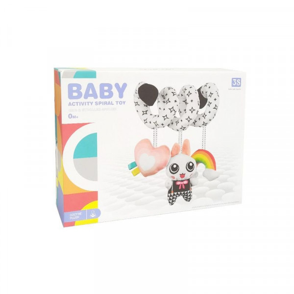 Plüss babakocsi spirál