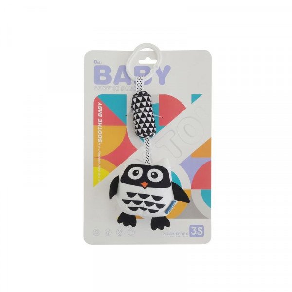 Felakasztható plüss játékok fekete-fehérben