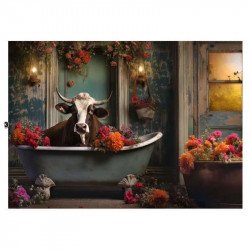 Puzzle 1000 db - Boci a kádban 1000-2999 darabos puzzle Ravensburger