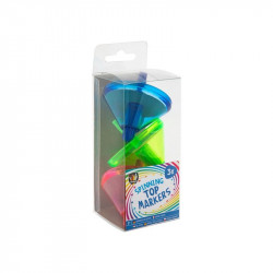 Pörgettyű alakú filctoll, 3 db/cs Festés, színezés, rajzolás Grafix