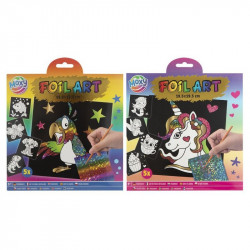 Foil Art képkészítő, 5 db/csomag, kétféle Kreatív készlet Grafix