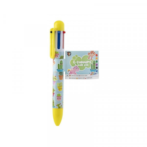 6 színű toll, 3 féle