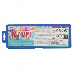 Vízfesték, 12 db + ecset Festés, színezés, rajzolás Grafix