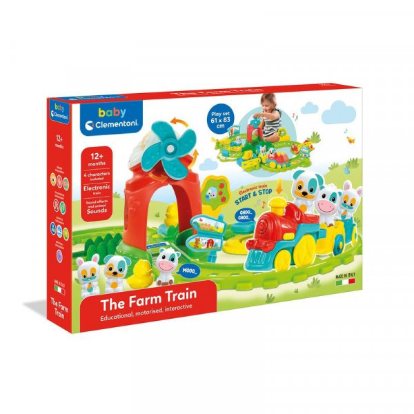 Baby Clementoni Interaktív Vonat Szett