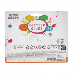 Csillámporos ragasztó 14 db/cs, 4 ml