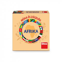 Társasjáték - Móka és zászlók - Afrika Logikai-oktató társasjáték Dino
