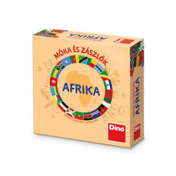 Társasjáték - Móka és zászlók - Afrika Logikai-oktató társasjáték Dino