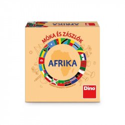 Társasjáték - Móka és zászlók - Afrika Logikai-oktató társasjáték Dino