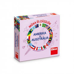 Társasjáték - Móka és zászlók - Amerika és Ausztrália