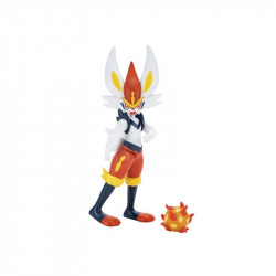 Pokémon figura - Cinderace 11 cm Mesefigura Nincs