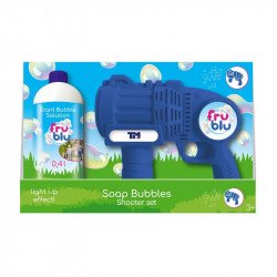 Frublu bubilövő tartállyal 0, 4l folyadékkal Buborékfújó Frublu