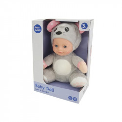 Zenélő, világító altató egér baba, 25 cm Baba, babakocsi Nincs