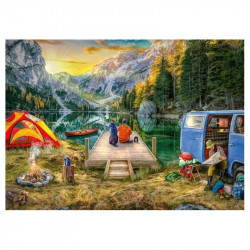 Puzzle 1000 db - Nyugodt kempingezés