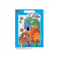 Színezz számok szerint, 23x30,5 cm, 8 ceruzával, 3 féle Festés, színezés, rajzolás Grafix