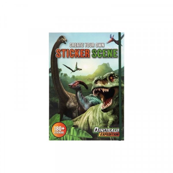 Dínós matricaalbum, A4, 10 lap + 6 matricaív